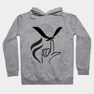 Fly, F L Y, design have massage for you to fly Hoodie